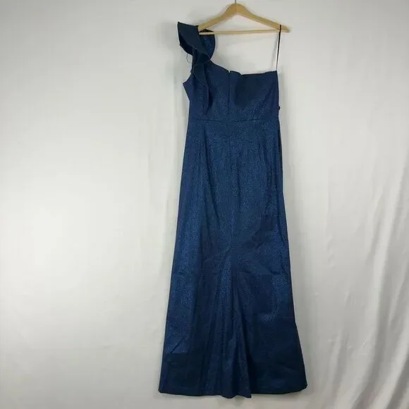 Teri Jon One-Shoulder Gown - Picture 2 of 4